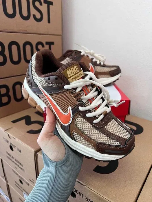 Женские кроссовки Nike Vomero 5 brown / Найк Вомеро 36 37 38 39 40 — фото 4