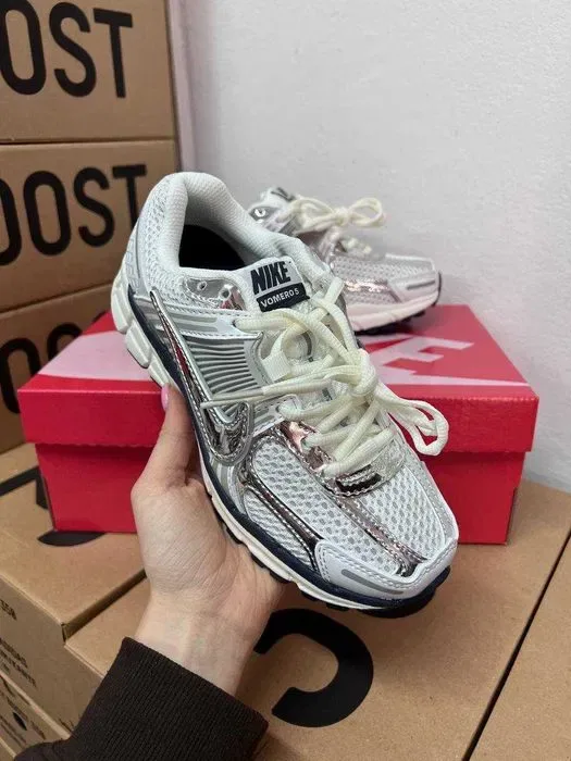 Женские кроссовки Nike Vomero 5 / Найк Вомеро серые 36 37 38 39 40 — фото 6