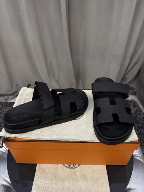 Женские шипры шлепанцы Hermes Chypre sandal (37)