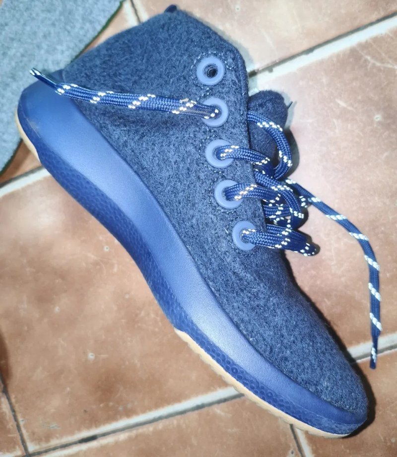 Женские высокие водонепроницаемые кроссовки Allbirds Wool Runner-up Mizzle, меринос демисезон 24см 37р — фото 2
