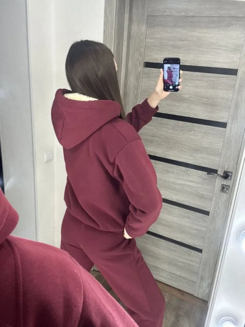 Женский теплый спортивный костюм с мехом/Жіночий теплий спортивний костюм з хутром — фото 8