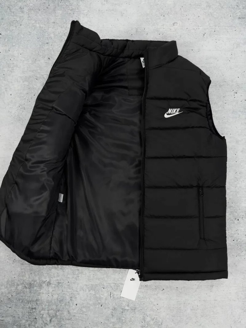 Жилет Nike чорний | жилет найк з вишитим лого | Люкс якість — фото 3