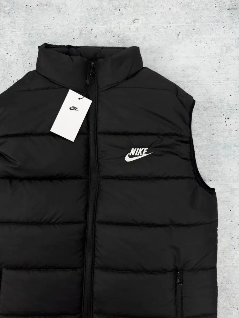 Жилет Nike чорний | жилет найк з вишитим лого | Люкс якість — фото 5