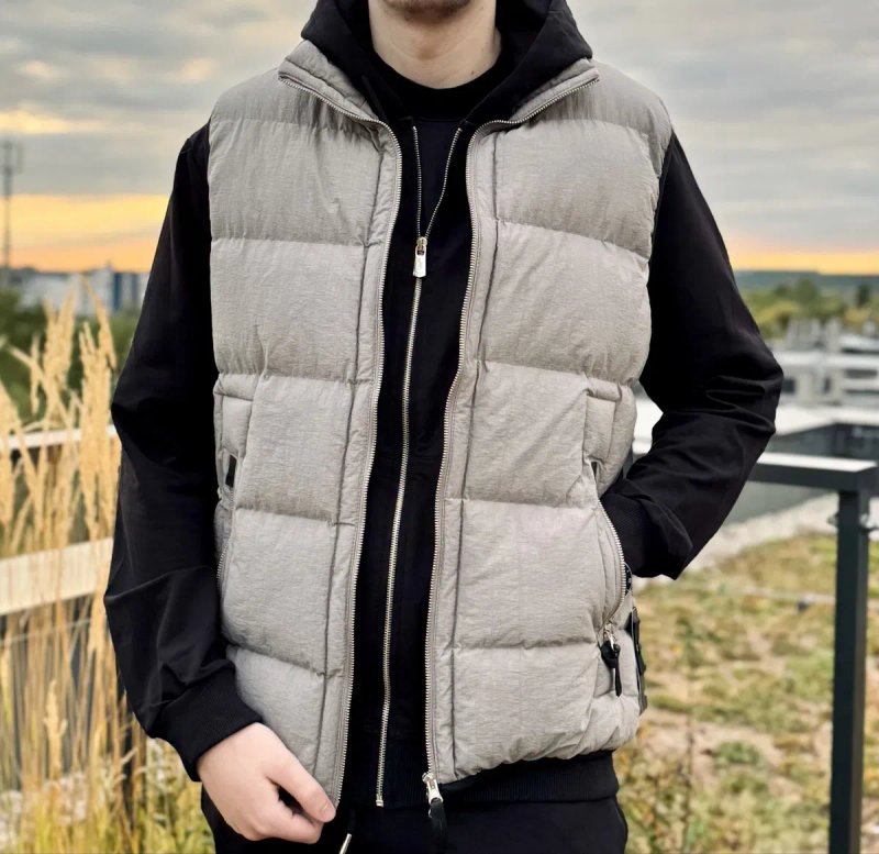Жилет Stone Island Crinkle Reps Down Vest — фото 4