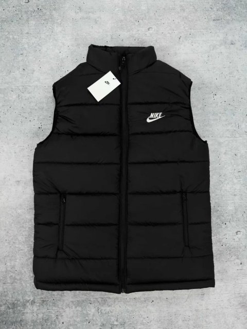 Жіноча чорна жилетка Nike демісезонна (жилет Найк унісекс)