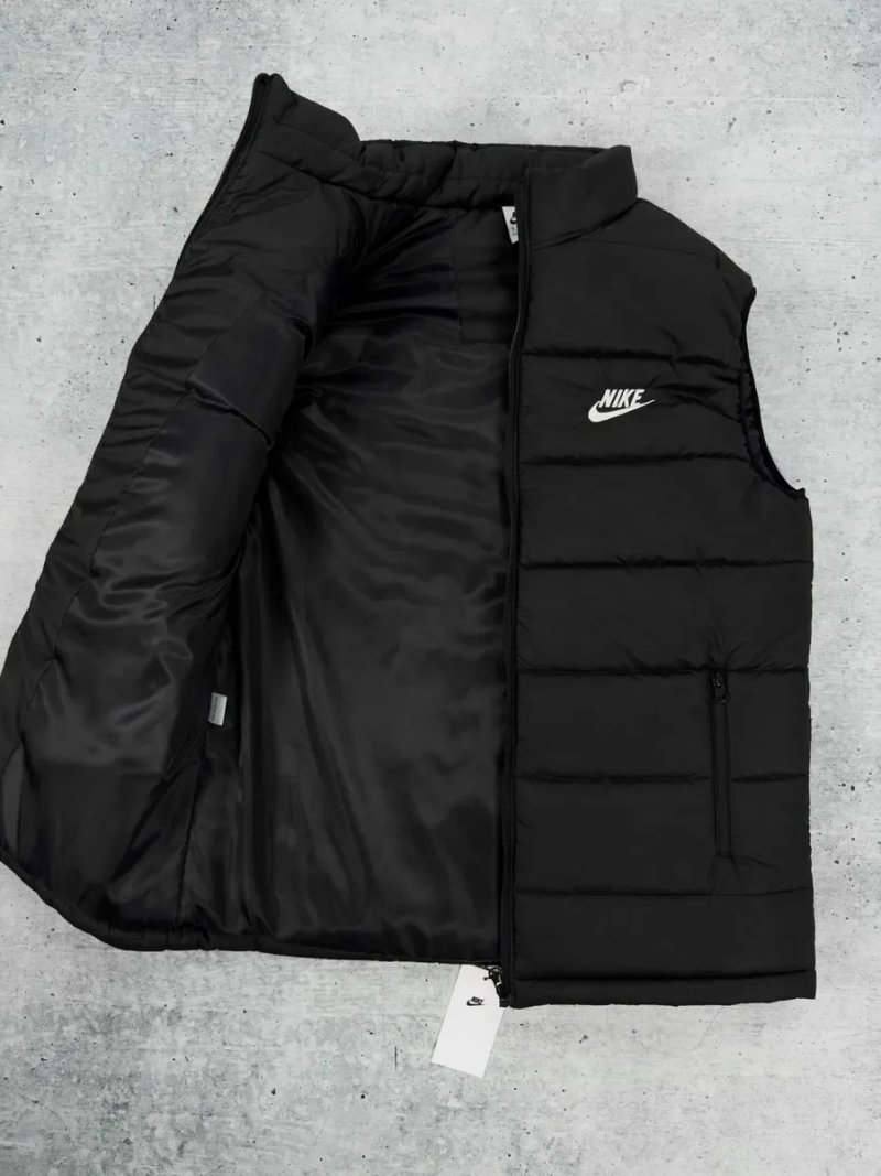 Жіноча чорна жилетка Nike демісезонна (жилет Найк унісекс) — фото 2