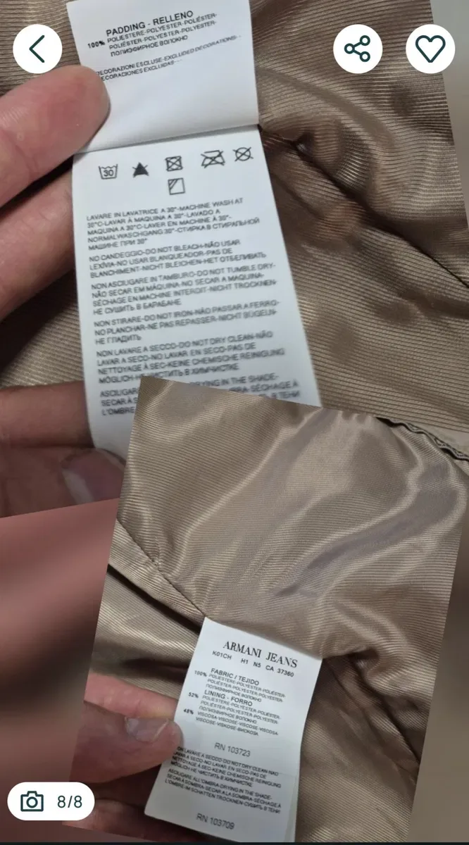 Жіноча куртка Armani Jeans — фото 8