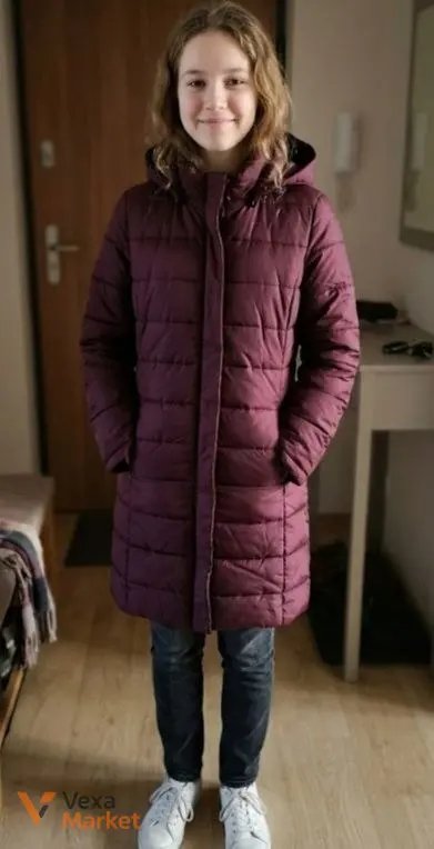 Жіноча куртка бордова