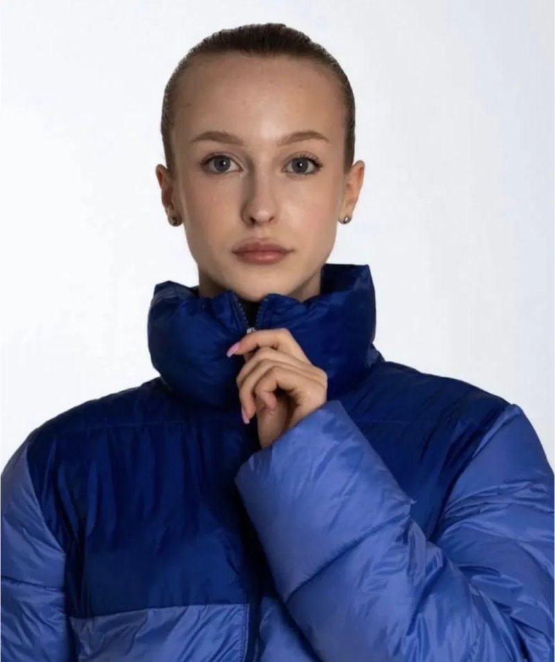 Жіноча куртка champion пуховик без капюшона — фото 4