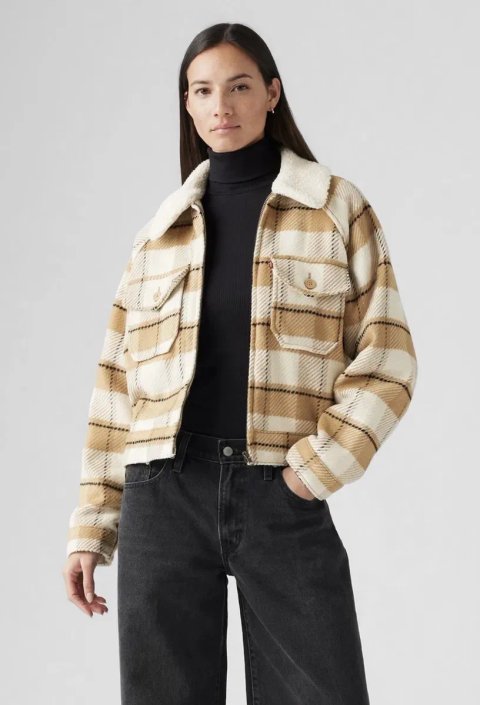 Жіноча куртка Levi's Wool Blend 90s Zip Thru Jacket