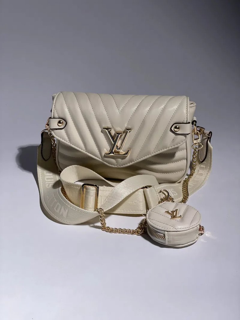 Жіноча сумка Louis Vuitton metis кроссбоди женская сумка клатч LV сумка конверт на цепочке луи витон бежева молочна — фото 6
