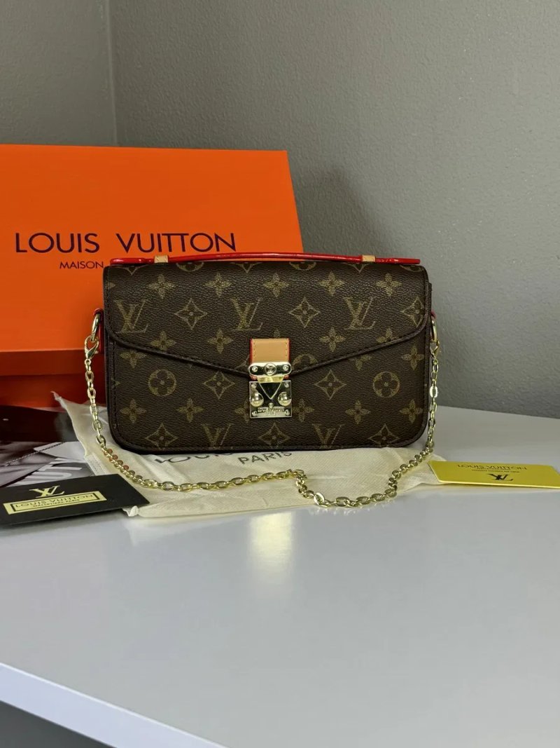Жіноча сумка Louis Vuitton пошет кроссбоди женская сумка клатч луи — фото 2