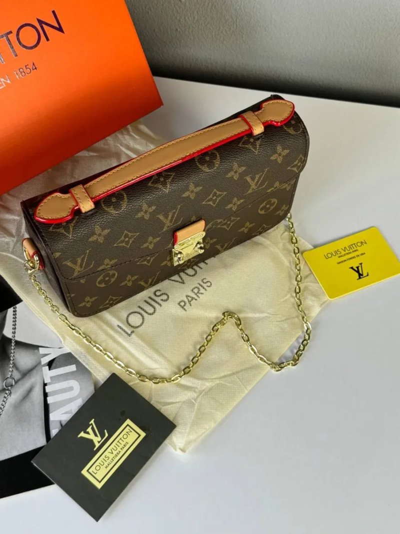 Жіноча сумка Louis Vuitton пошет кроссбоди женская сумка клатч луи — фото 3