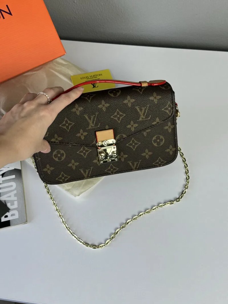 Жіноча сумка Louis Vuitton пошет кроссбоди женская сумка клатч луи — фото 4