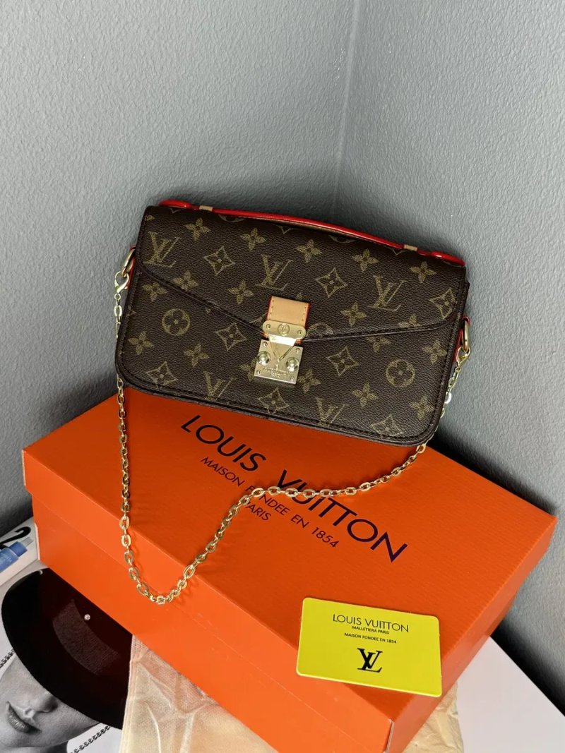 Жіноча сумка Louis Vuitton пошет кроссбоди женская сумка клатч луи — фото 5