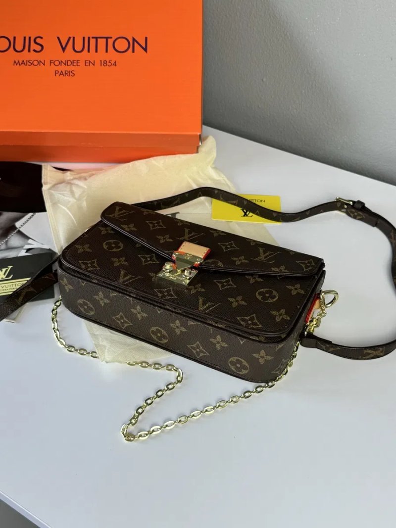 Жіноча сумка Louis Vuitton пошет кроссбоди женская сумка клатч луи — фото 6