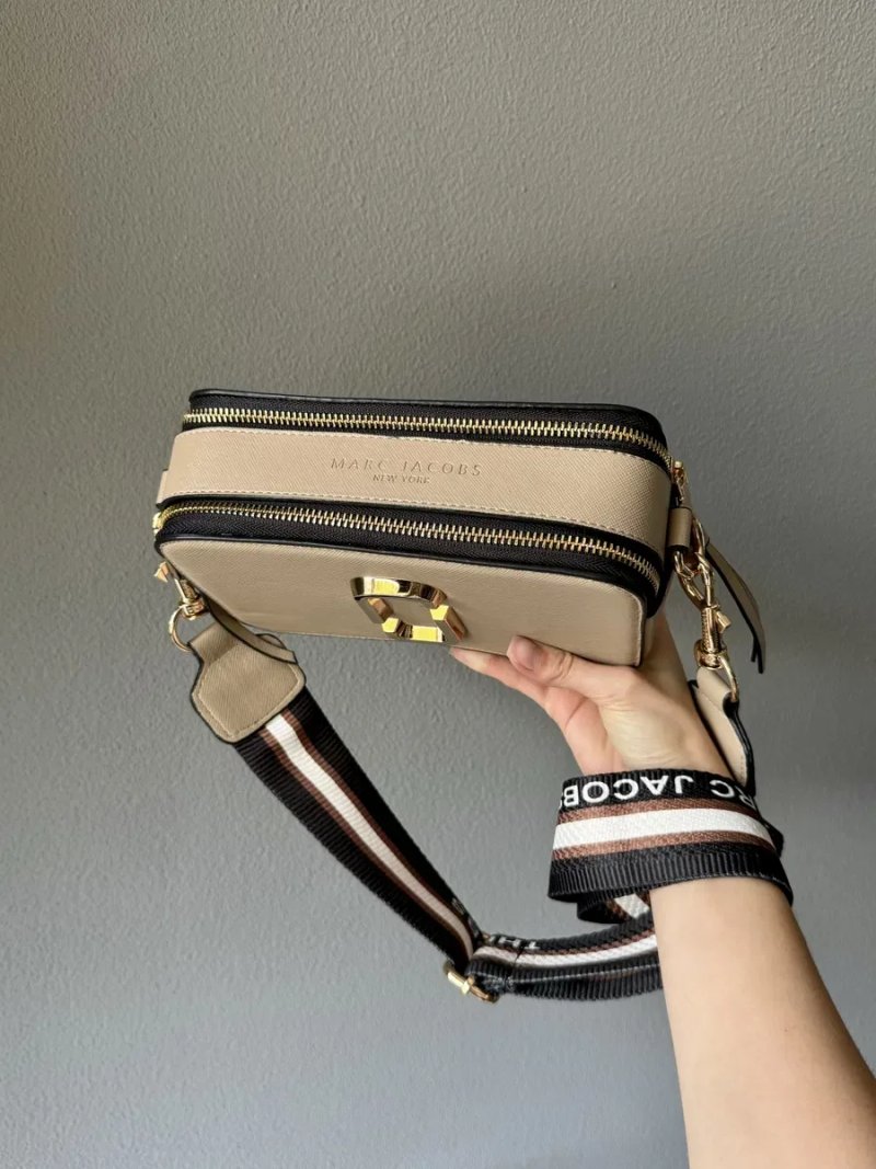 Жіноча сумка Marc Jacobs через плече женская сумка кроссбоди Люкс беж — фото 2
