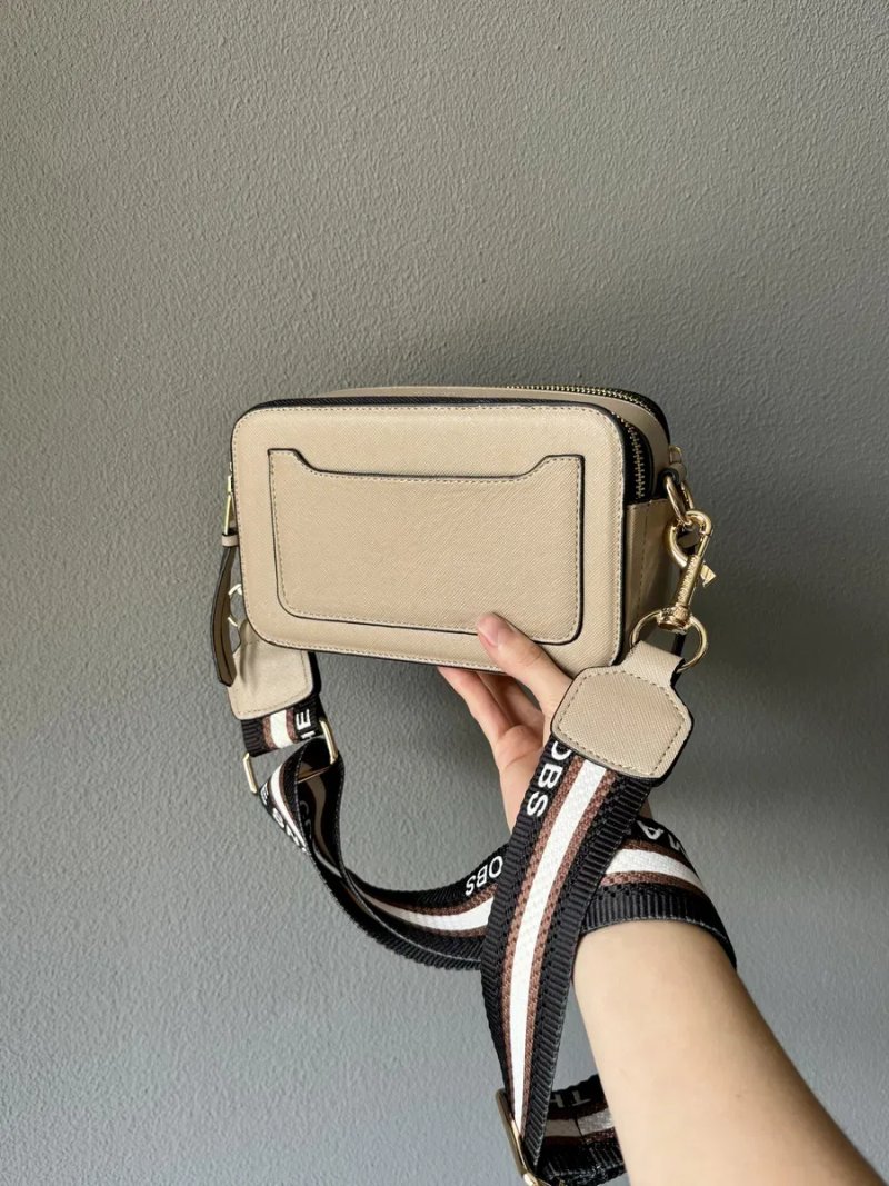 Жіноча сумка Marc Jacobs через плече женская сумка кроссбоди Люкс беж — фото 4
