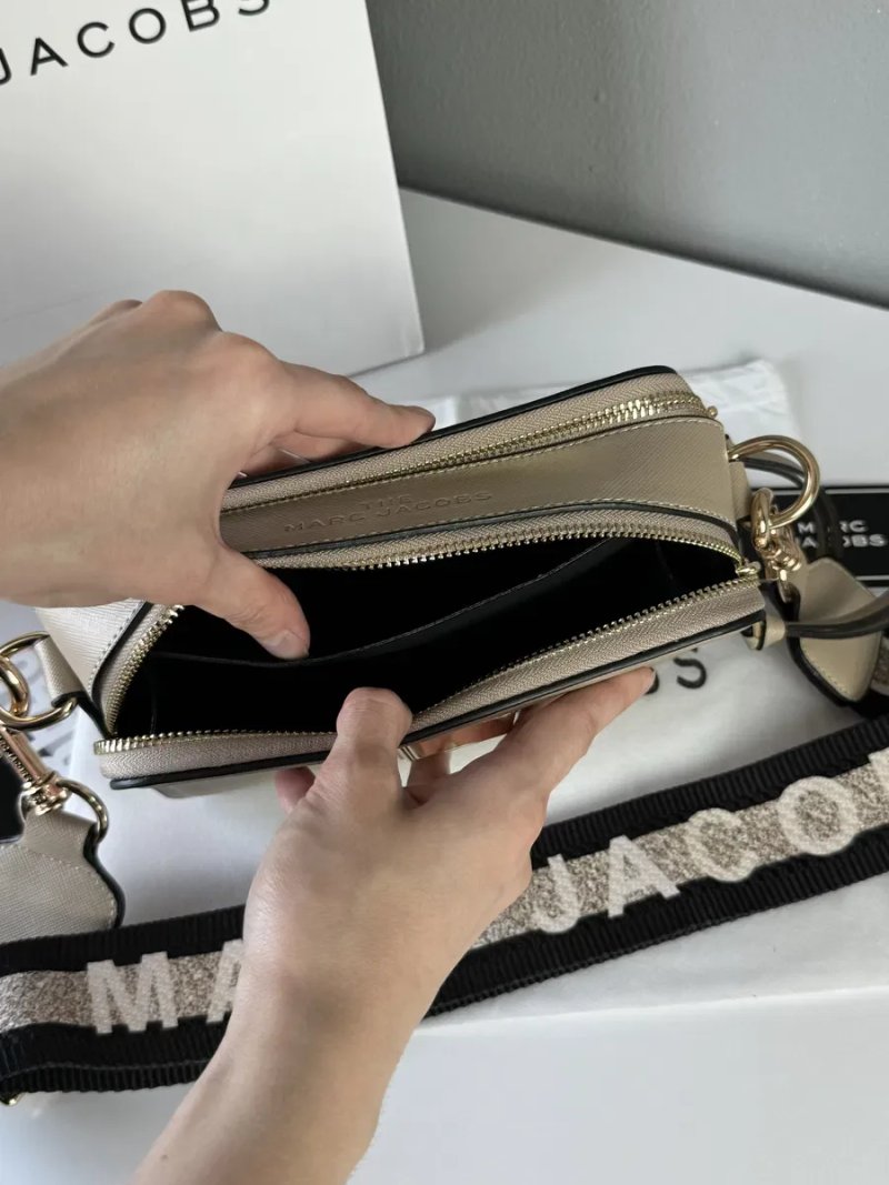Жіноча сумка Marc Jacobs через плече женская сумка кроссбоди Люкс беж — фото 7