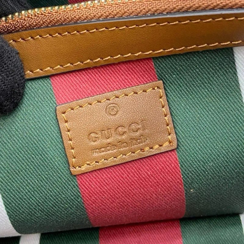 Жіноча сумка шопер Gucci Emblem medium tote bag GG сумочка шоппер женская гуччи коричневая бежевая кожа кожаная шкіра шкіряна купити сумку україна — фото 6