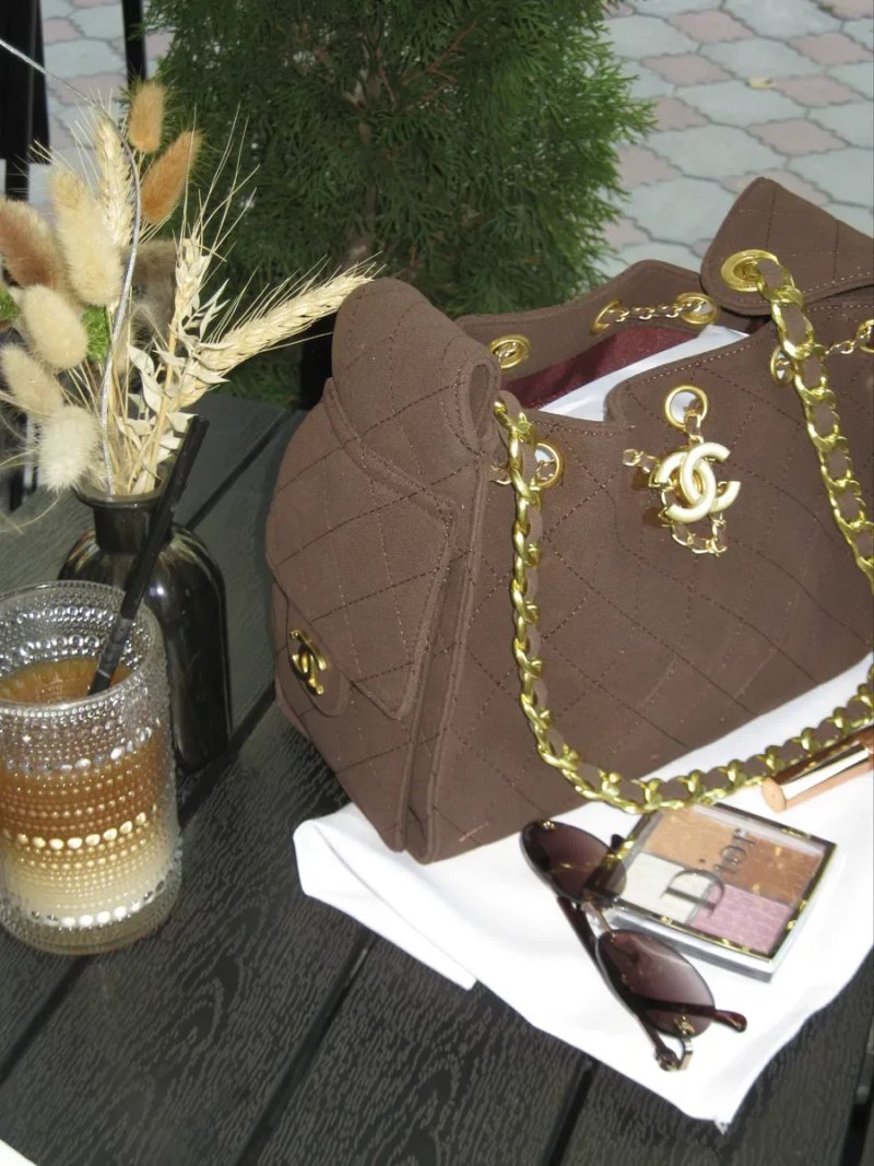 Жіноча сумка з натуральної замші Chanel Шанель — фото 4