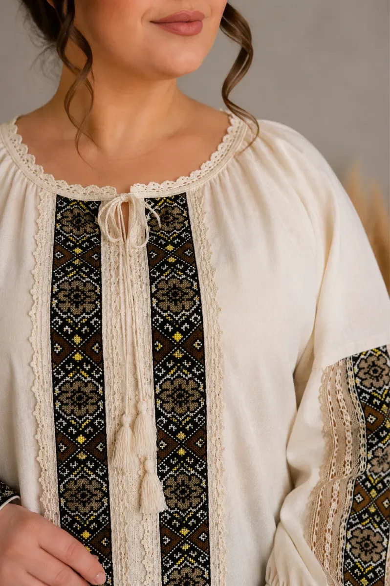 Жіноча вишиванка батал XL 2XL  великих розмірів — фото 5