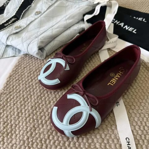 Жіночі балетки Шанель Chanel Coco Beach 38 р