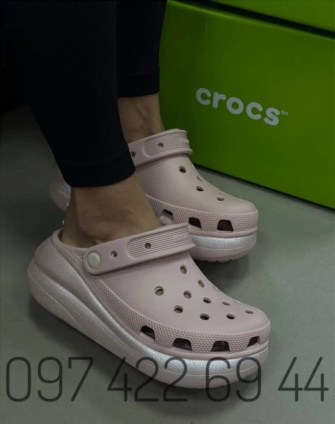 Жіночі Crocs Classic Crush супер Новинка Crocs на Платформі