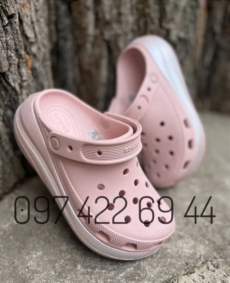Жіночі Crocs Classic Crush супер Новинка Crocs на Платформі — фото 4
