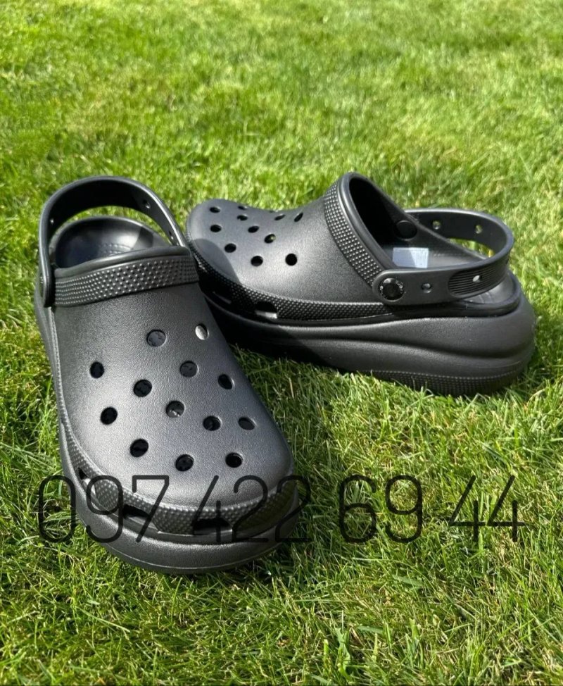 Жіночі Crocs Classic Crush супер Новинка Crocs на Платформі — фото 6