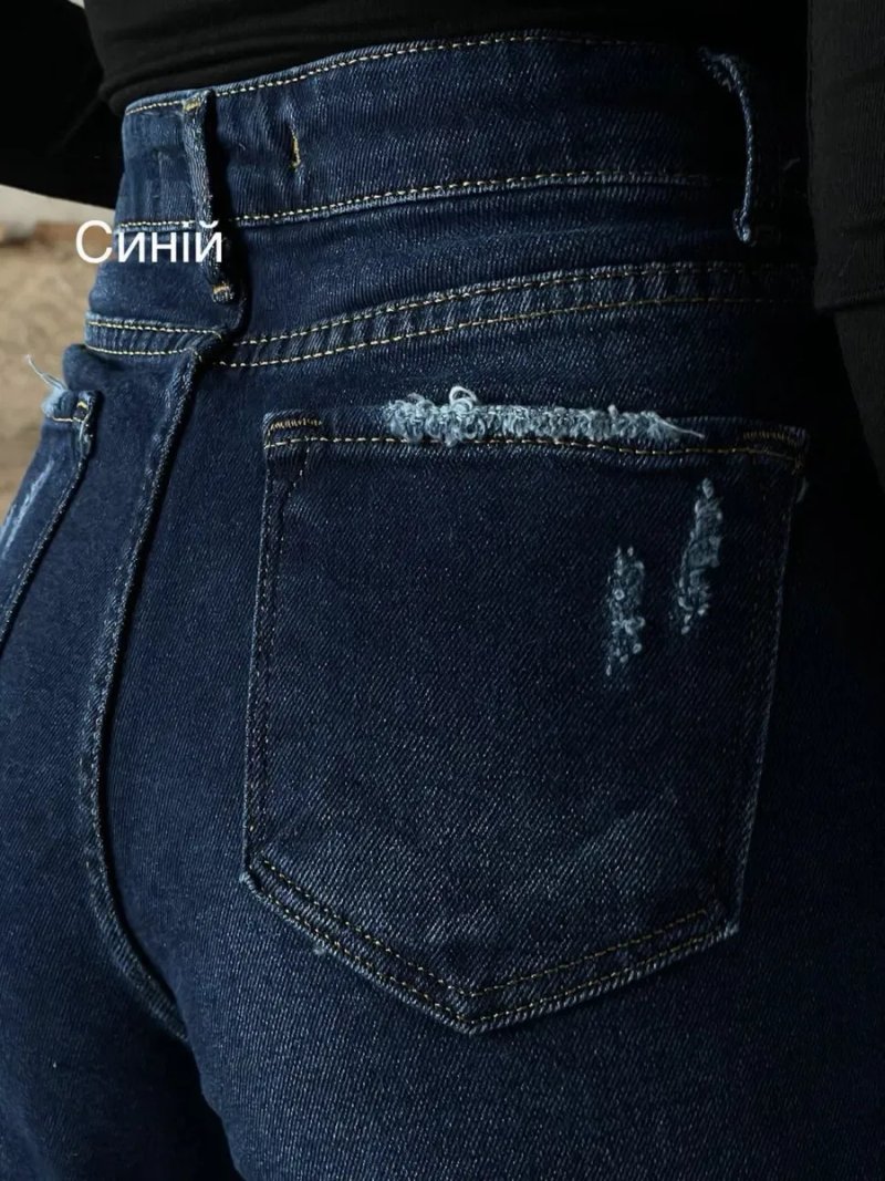 Жіночі джинси сині — фото 3