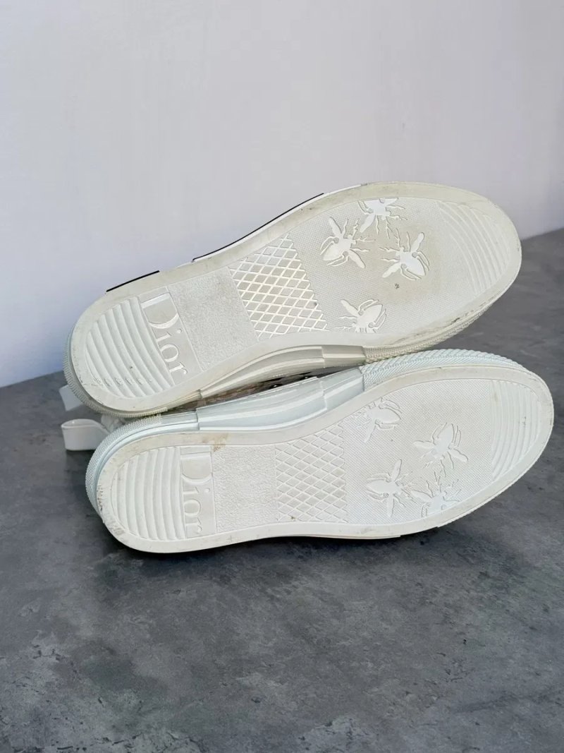 Жіночі кеди Dior B23 High Top White Oblique (Розмір 37 / 24 см) — фото 4