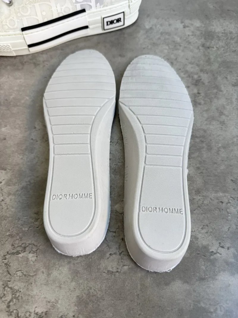 Жіночі кеди Dior B23 High Top White Oblique (Розмір 37 / 24 см) — фото 5