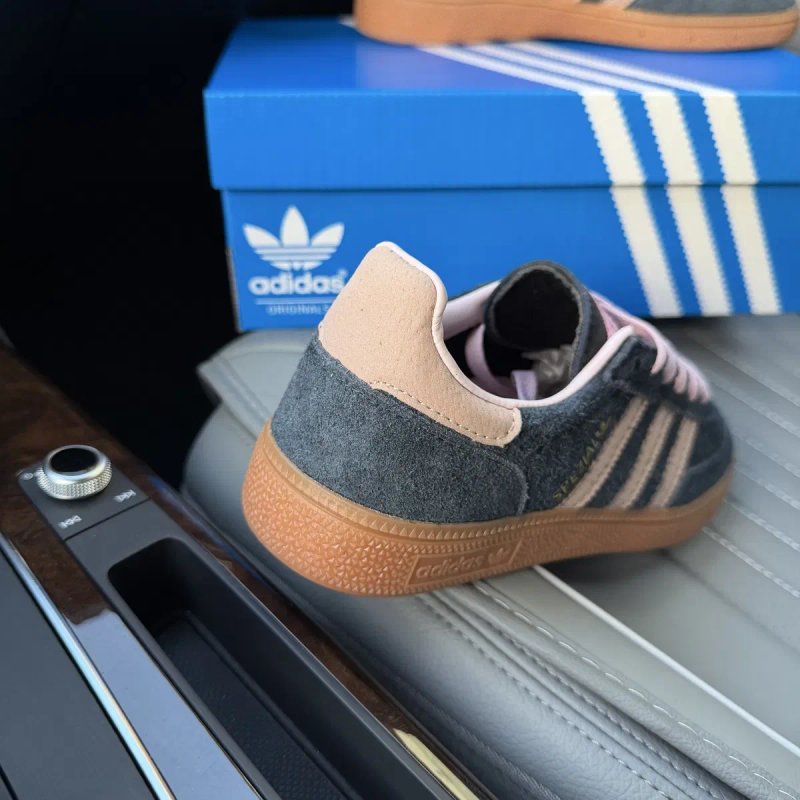 Жіночі кеди кросівки адідас сині замша Adidas Spezial blue pink beige — фото 3