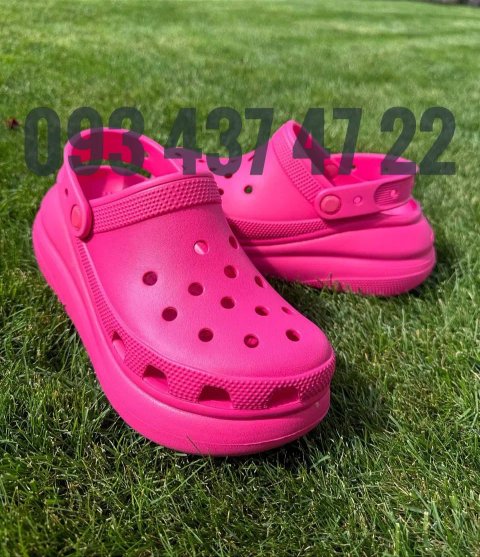 Жіночі Крокси Crocs Classic Crush на Платформі Топ продажівCrocs Crocs