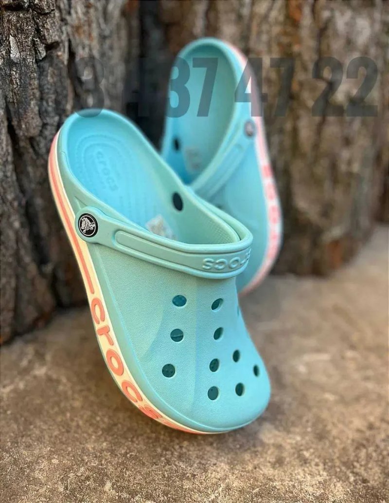 Жіночі Крокси Сабо Bayaband лаванда рожеві блакитні біліCrocs Bayaband — фото 2