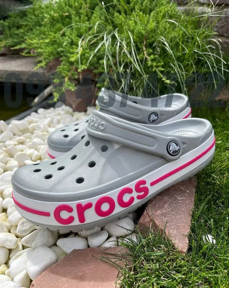 Жіночі Крокси Сабо Bayaband лаванда рожеві блакитні біліCrocs Bayaband — фото 5