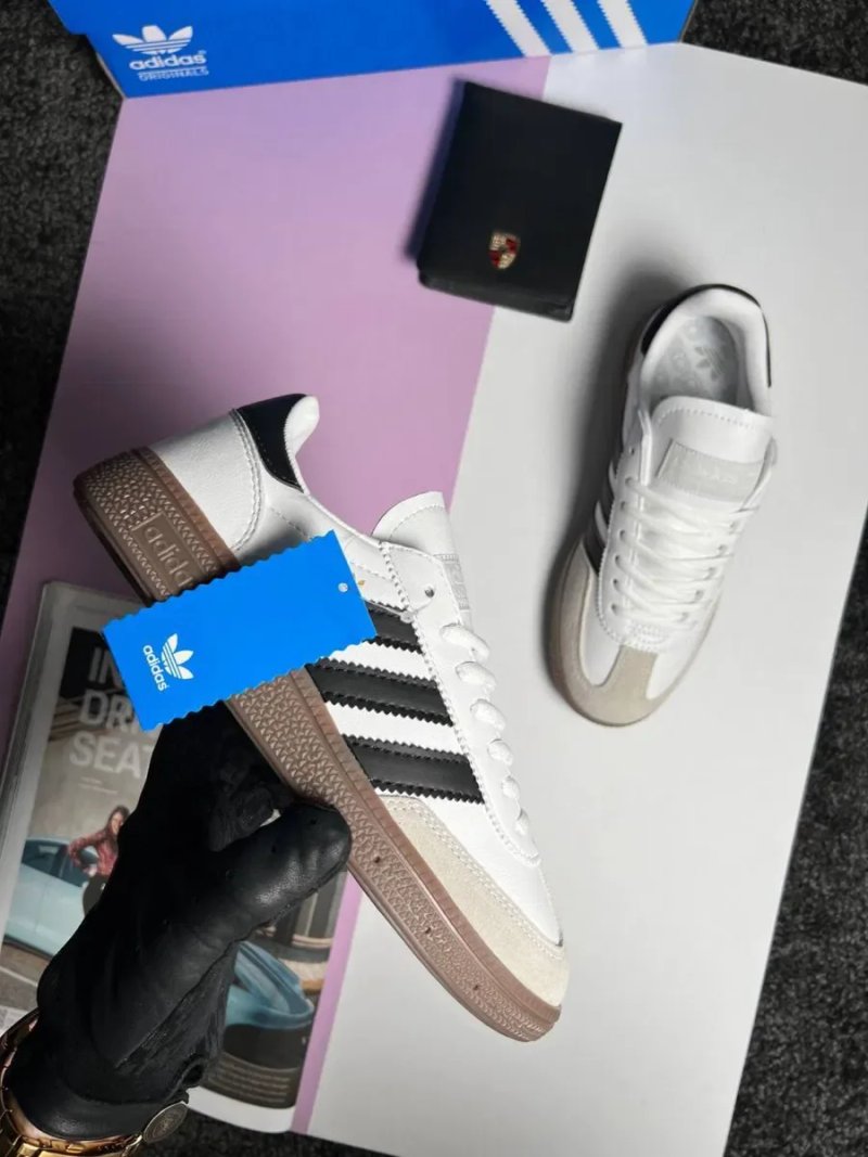 Жіночі кросівки адідас Adidas Handball Spezial White Black [36-41] — фото 3