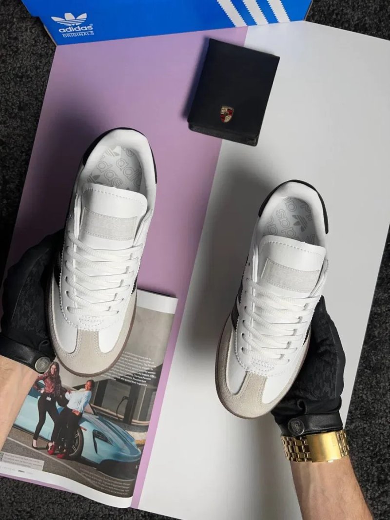 Жіночі кросівки адідас Adidas Handball Spezial White Black [36-41] — фото 7
