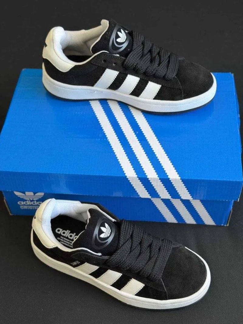 Жіночі кросівки Adidas Campus 00s Black чорні кампуси кеди кросівки НАЛОЖКА — фото 8