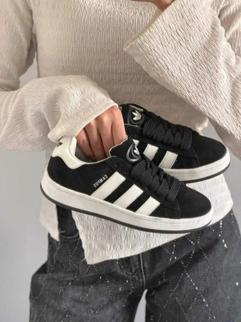 Жіночі кросівки Adidas Campus 00s чорні — фото 3