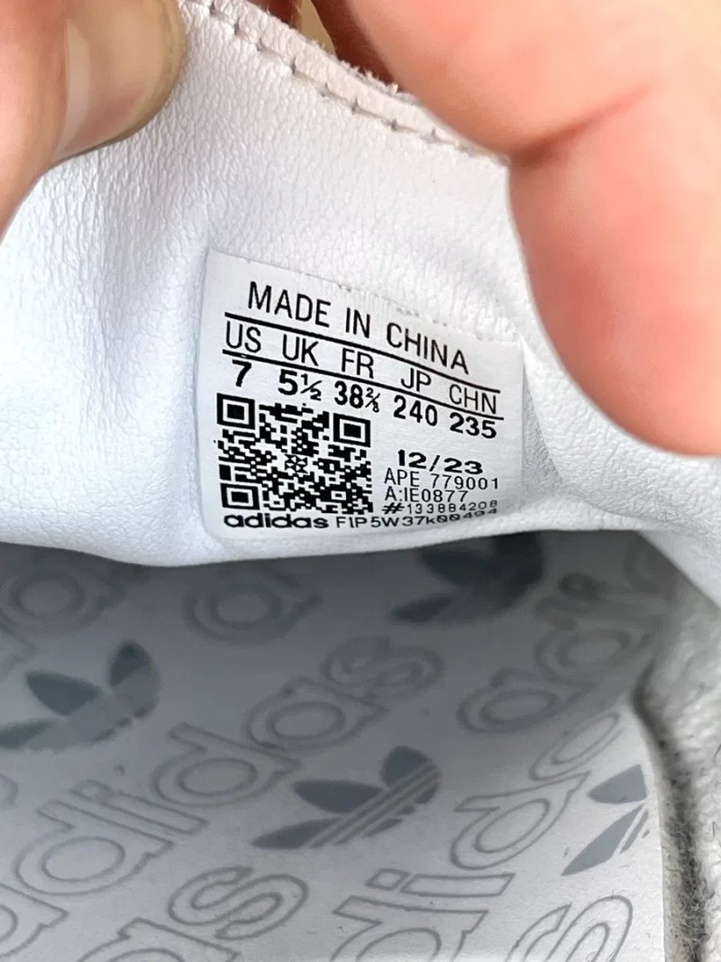 Жіночі кросівки Adidas Samba OG White/Grey (IE0877) — Розмір 38.5 (24 см / US 7) Original — фото 6
