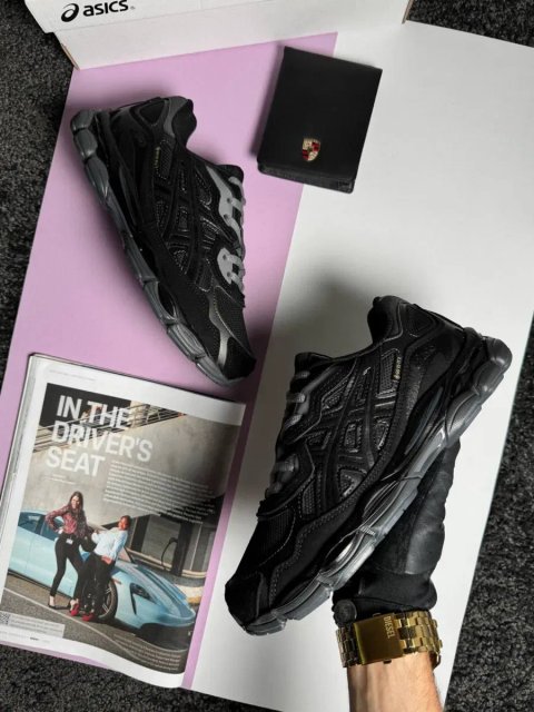 Жіночі кросівки асікс гель нік ASICS Gel-NYC W GTX Black Grey [37-41]