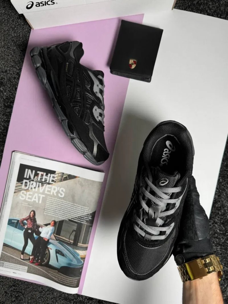 Жіночі кросівки асікс гель нік ASICS Gel-NYC W GTX Black Grey [37-41] — фото 2
