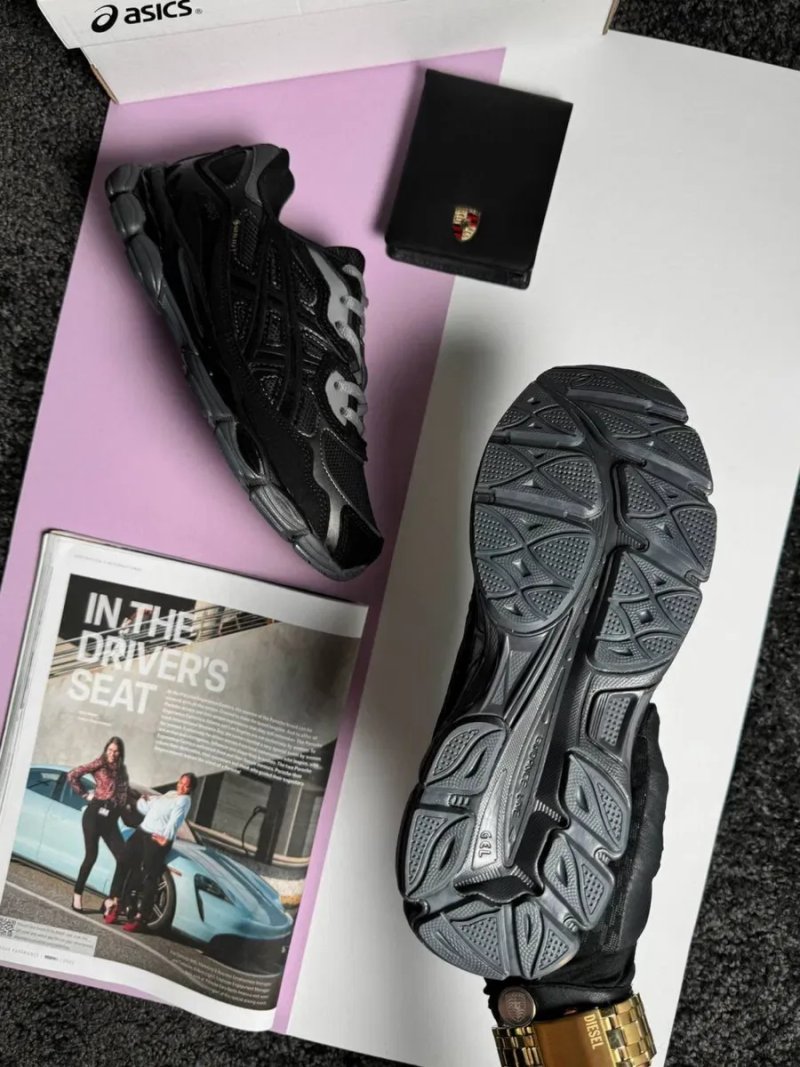Жіночі кросівки асікс гель нік ASICS Gel-NYC W GTX Black Grey [37-41] — фото 6