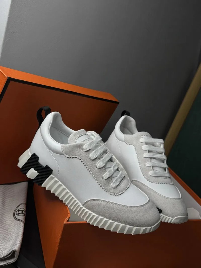 Жіночі кросівки кеди білі hermes ерме  шкіряні — фото 6