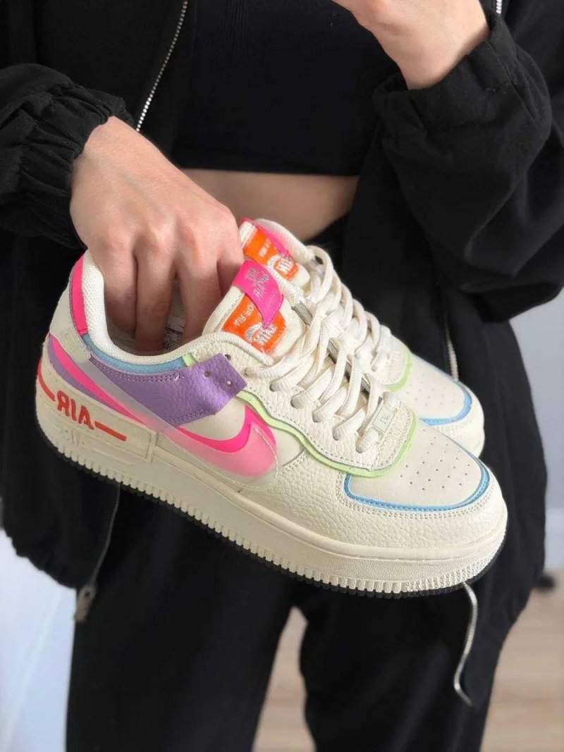Жіночі кросівки nike air force 1 shadow double swoosh Найк еір форс — фото 4