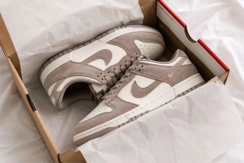 Жіночі кросівки Nike Dunk Low Sail Beige найк данк беж — фото 2