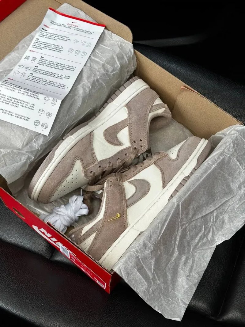Жіночі кросівки Nike Dunk Low Sail Beige найк данк беж — фото 6