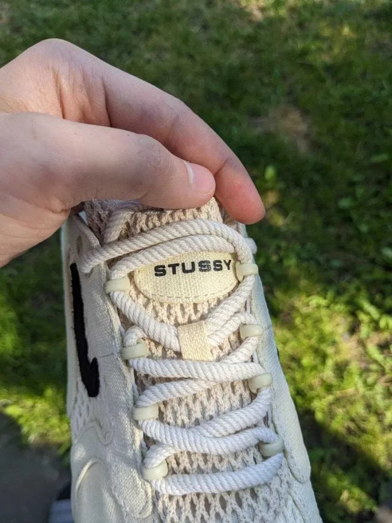 Жіночі кросівки Nike X Stussy Air Zoom Spiridon Cage 2 "Fossil Stone" Розміри 36-40 — фото 4